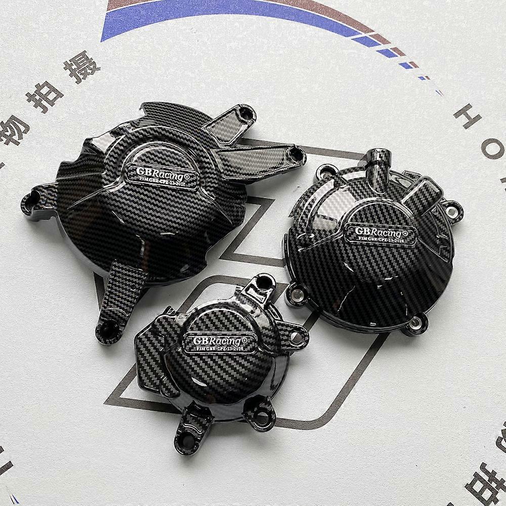 ホンダCBR650F 2014-2020 CBR650R 2019-2020 CB650 2019-2020カーボンファイバー印刷用オートバイエンジン保護カバー