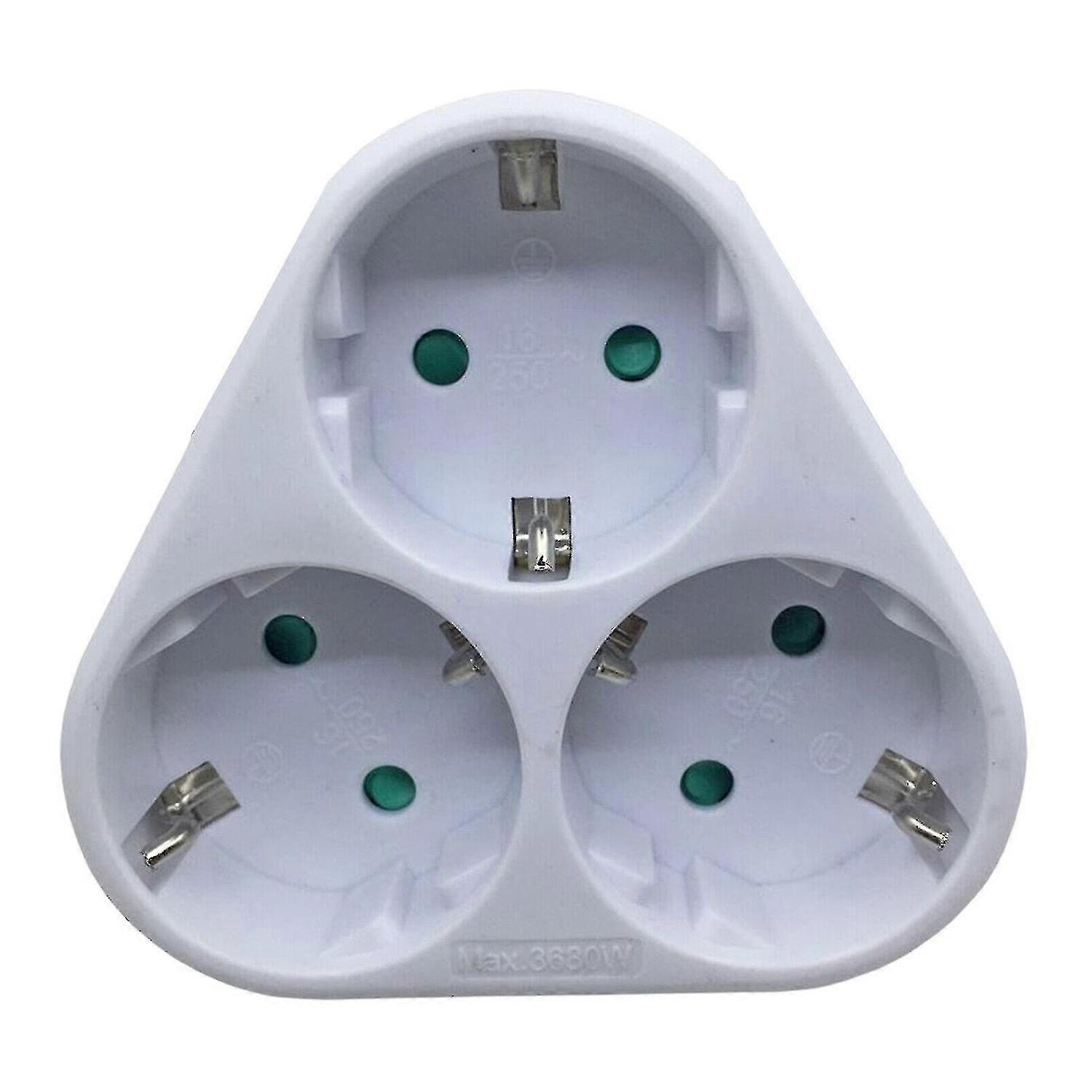 3-way Eu Socket, Socket Distributor, Socket Strip, Multiple Socket De Wyelv