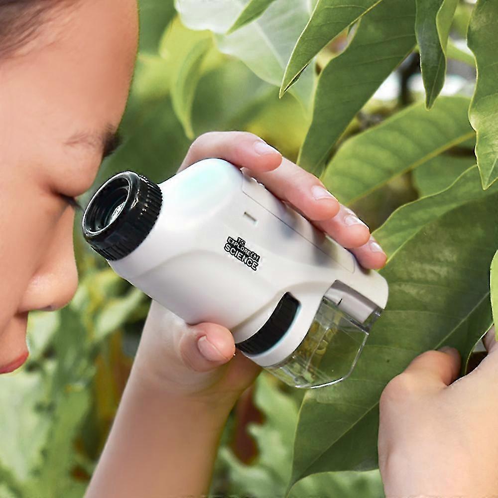 Kid's Portable Pocket Microscope With Adjustable Zoom 60-120x