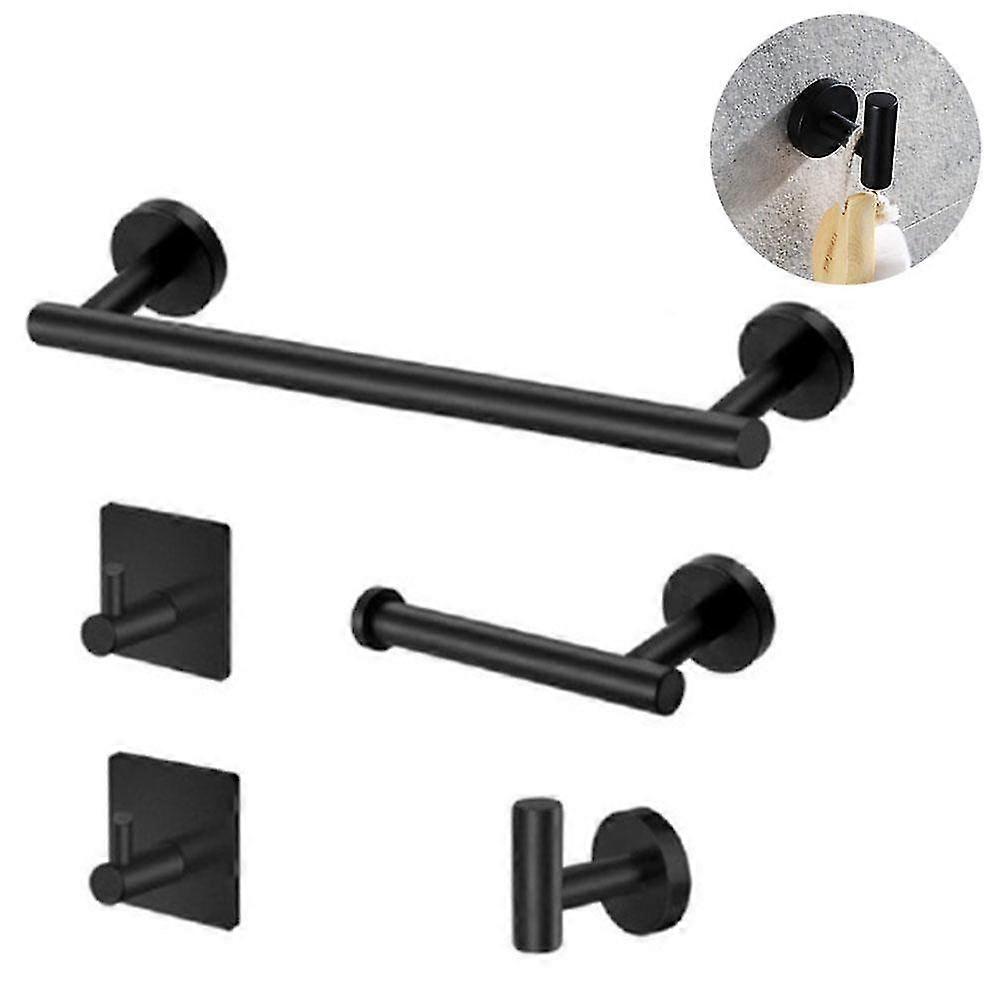 Bathroom Hardware Set 5-piece Stainless Steel Bath Accessories Kit