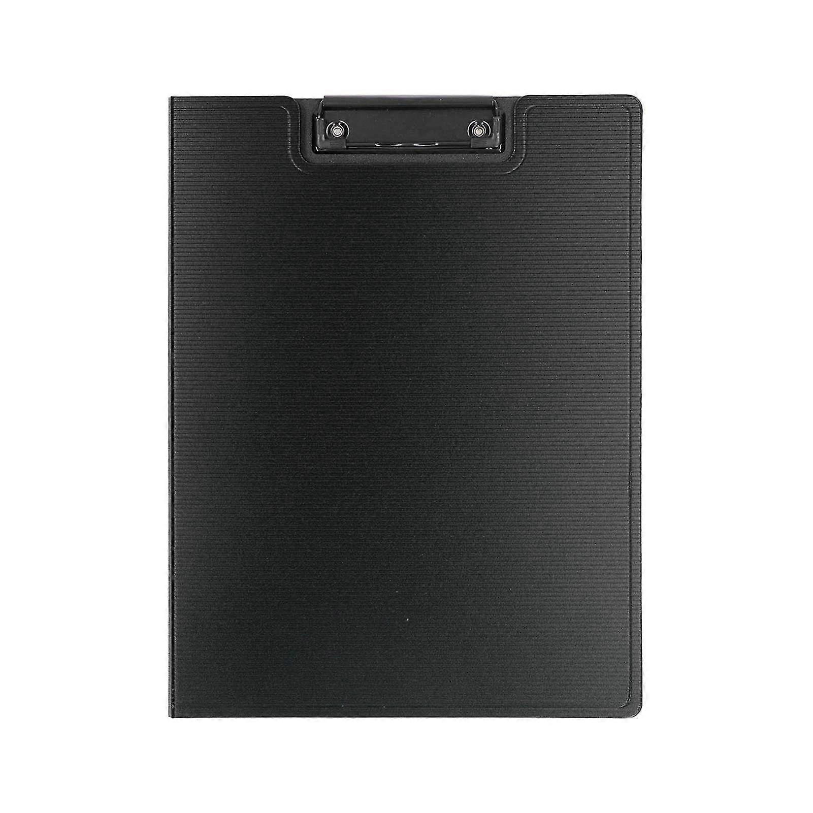 Delicate Hot Pressing Process A4 Clip Board Folder - Thickened, Bending Resistance, Black