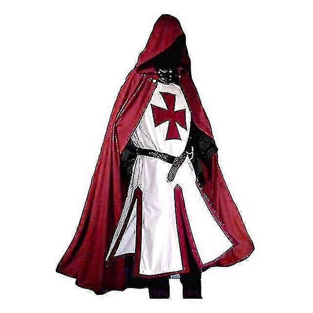 Mens Medieval Crusader Knights Templar Costume