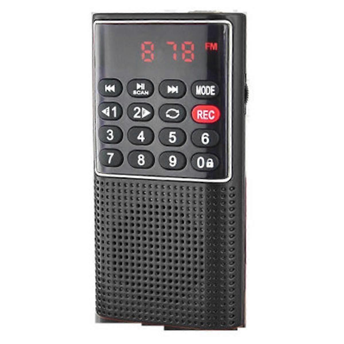 Multifunction Portable Recorder Mini FM Rudio TF Card U Disk MP3 Recorder