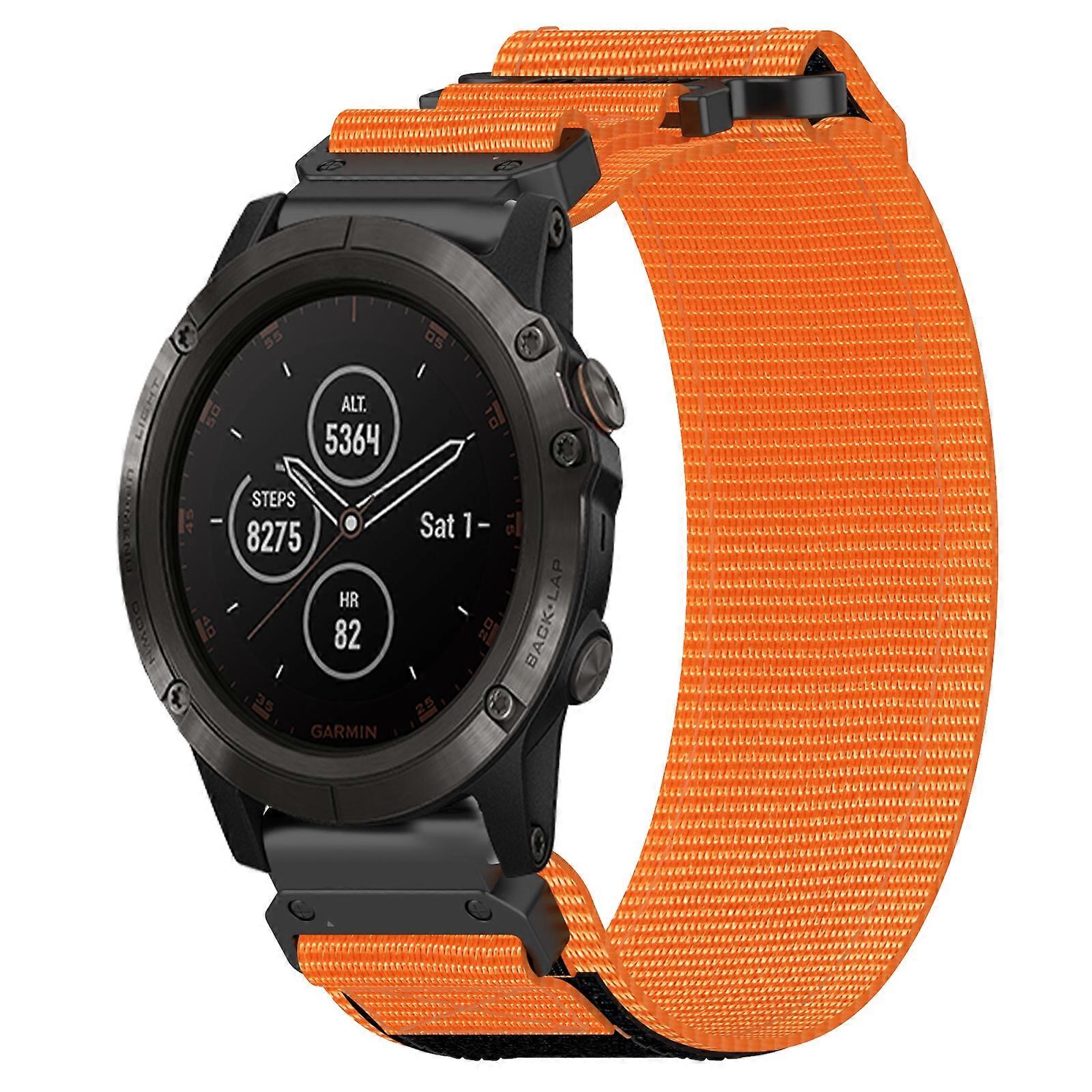 26mm nylon urrem til Garmin Fenix 5X Plus