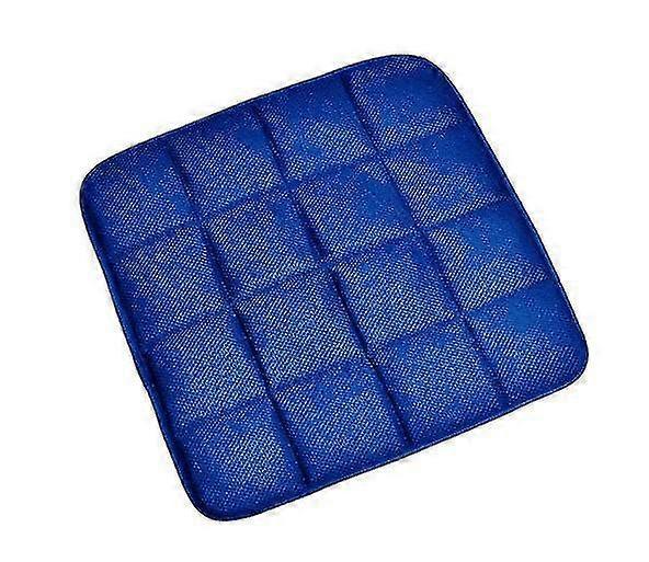 Four Seasons Universal Breathable Mesh Non-slip Car Cushionblue