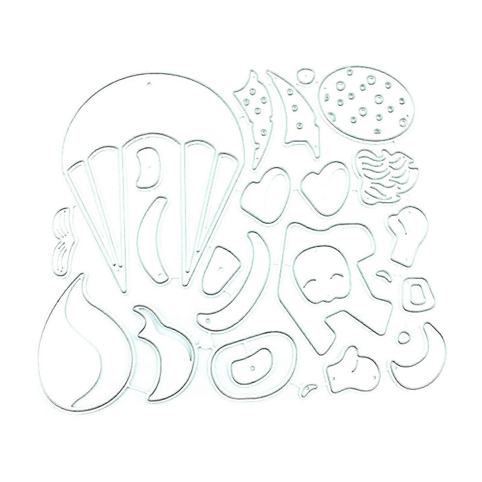 Parachute Combination Metal Cutting Dies Photo Album Decoration Accessories