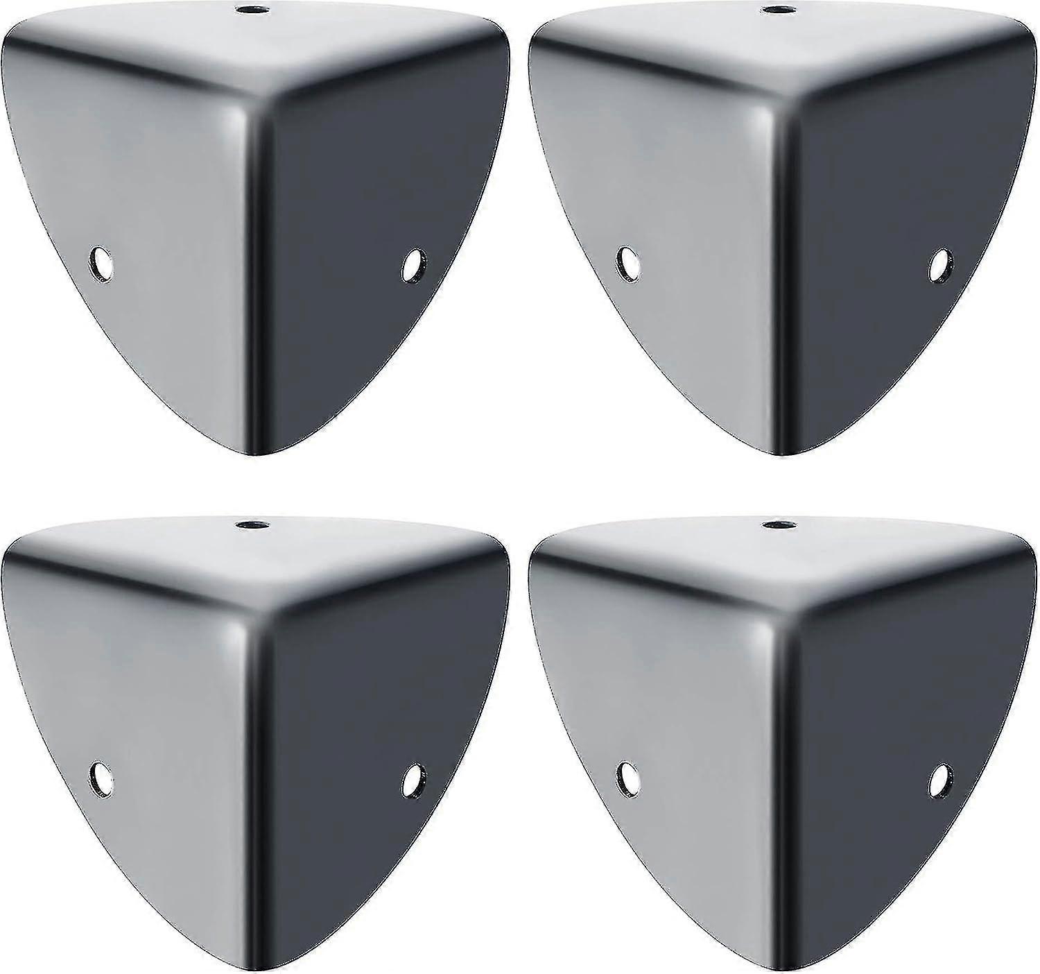 Table Corner Protector Rustproof Metal Corner Guard Child And Baby Safety Shockproof Protector And Decoration For Sharp Tables And Furniture, 4pcs, Ma