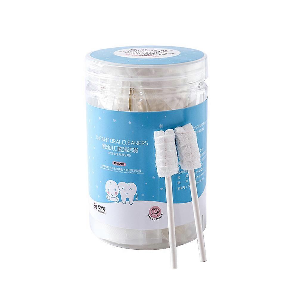 30ks Dětský Jazyk Čistič Jednorázová Gáza Zubní Kartáček Papírová Tyč Kojenec Ústní Čisticí Tyčinka Péče o zuby; 30ks Dětský Jazyk Čistič Jednorázová Gáza Toot