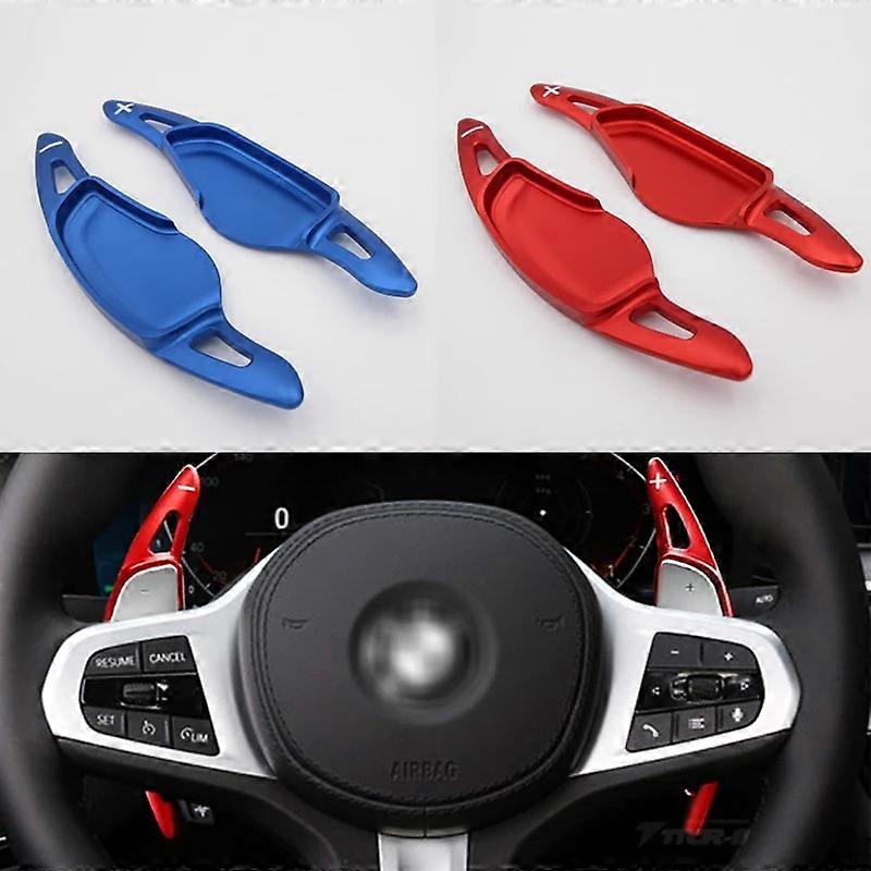 Extensin de palanca de cambios de volante de estilo de coche para BMW 5 Series 7 Series 3 6 X3 X4 X5 G01 G02 G05 G20 G30 G31 G32 G12