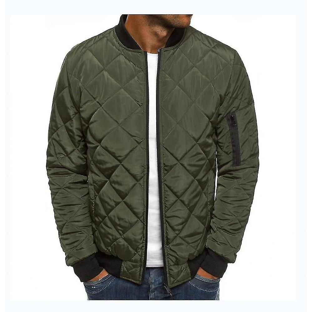 Men's Zip Baseball Slim Fit Fall/winter Bomber Jacket