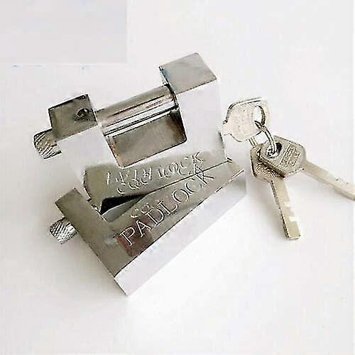 Sturdy Stainless Steel Padlock, Anti-theft, Size 50 Mm, Security Padlock With 3 Keys For Co