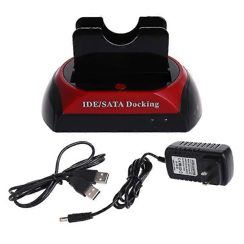 Dual 2.5"/3.5" Ide Hdd Hard Drive Disk Holder Base Dock Docking Station
