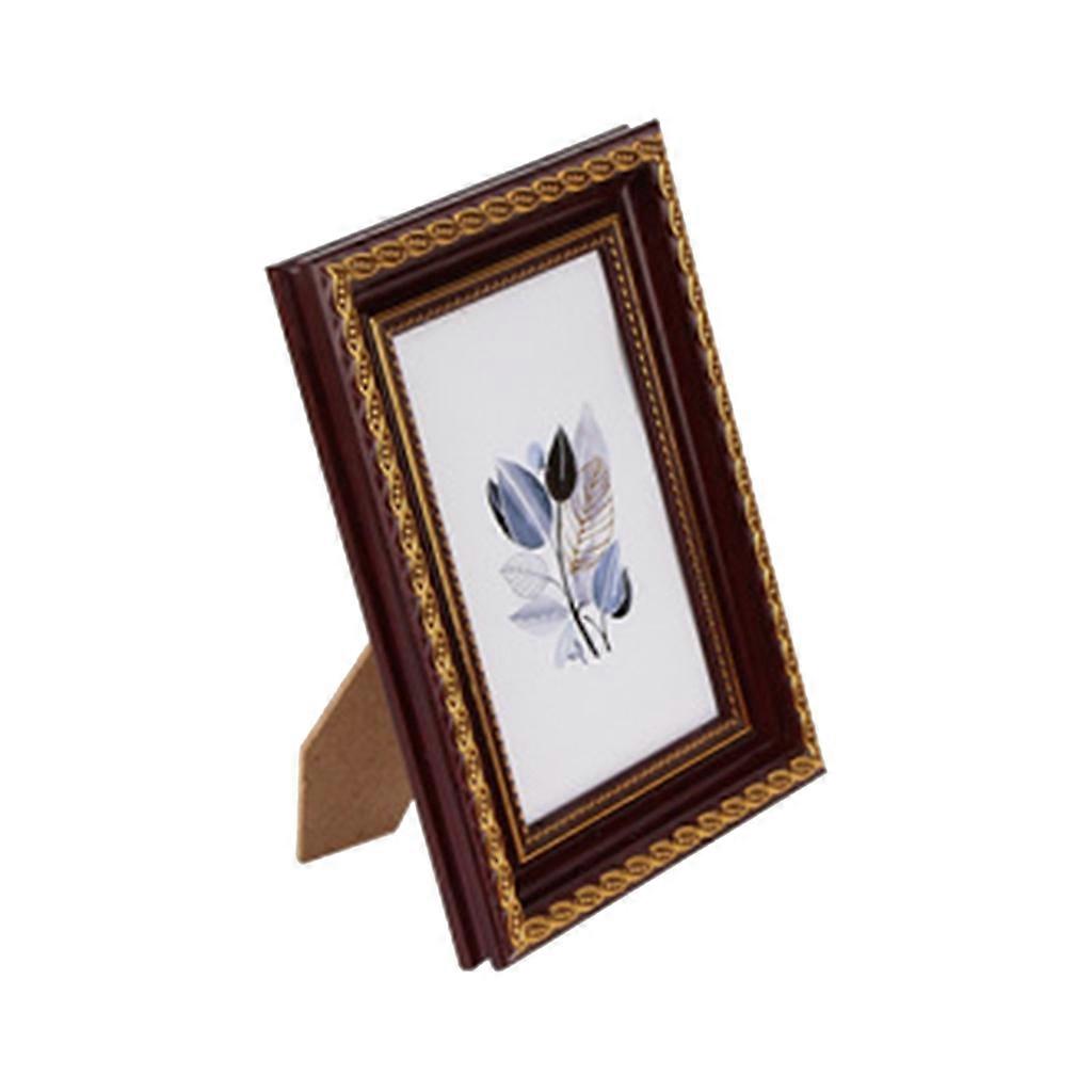 6/7/8in Picture Frame Wood Photo Frames Certification Holder for Wall Tabletop