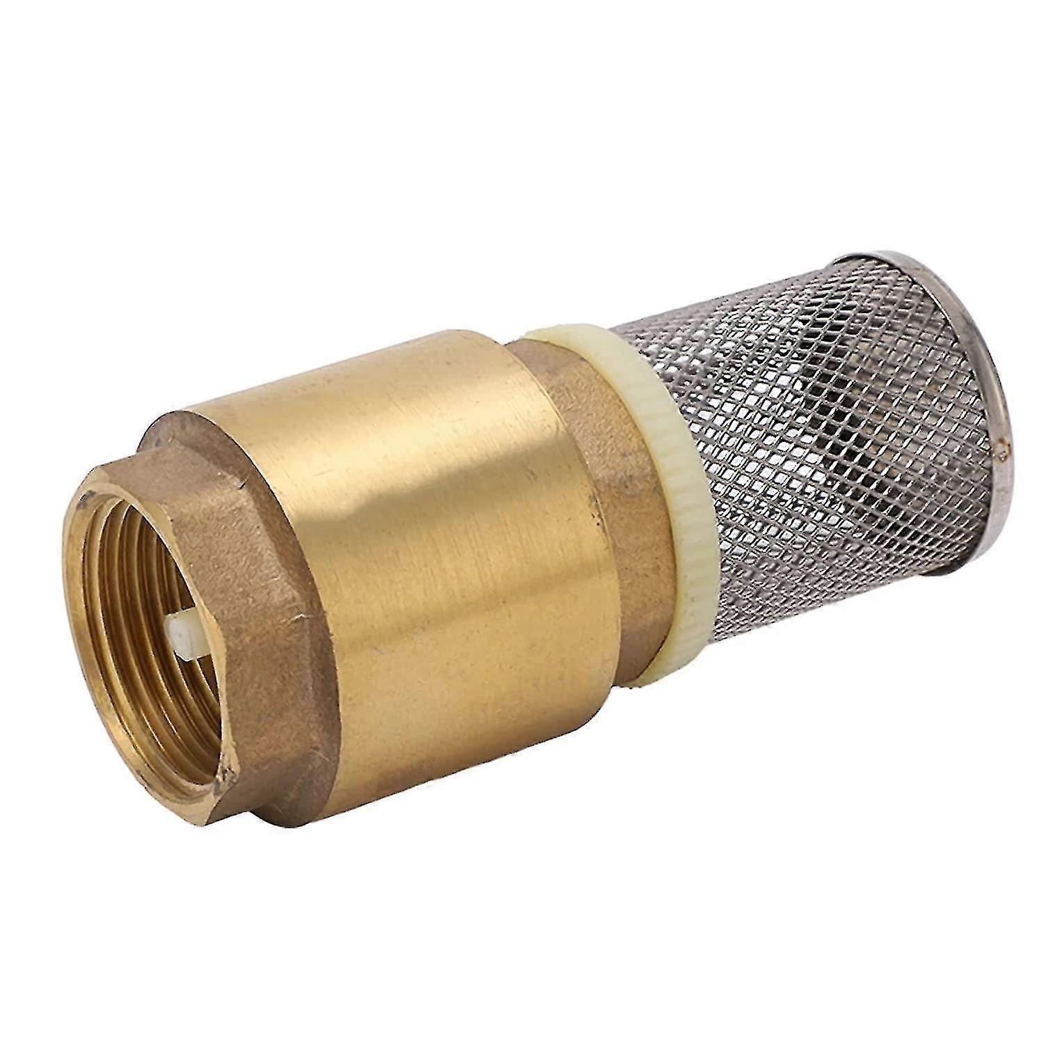 One-way Check Valve Brass With Filter (gold) (1pcs)