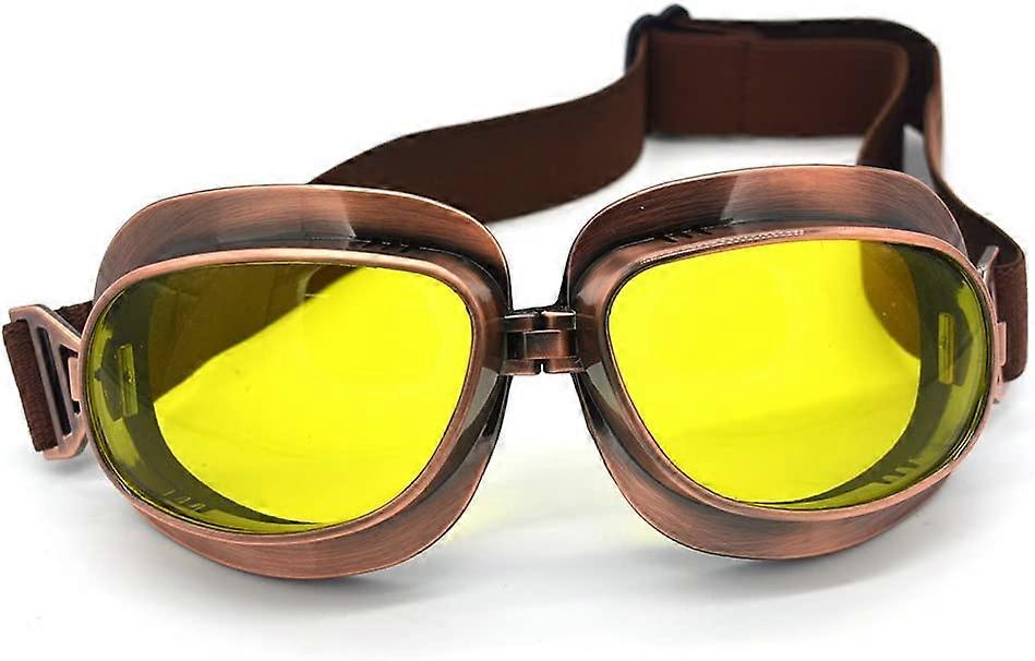 Occhiali Da Sole Pilota Rotondi Vintage Anni '70 Oversize Retrò - Foto 8