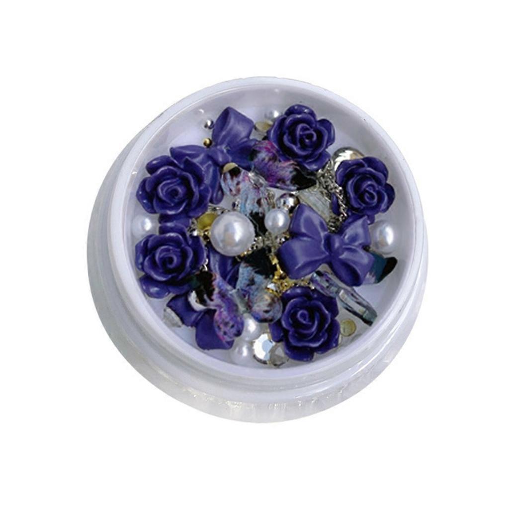 3D papillon breloque Nail Art Strass Décoration Pixie-Ornaments DIY Manucure