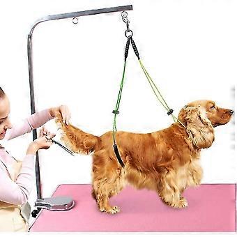 Pet Grooming Leash Table Harness Rope Adjustable Neck And Haunch Holder For Small Medium Dog Puppy Loop Clamp Type Grooming Arm Not Included (yellow+
