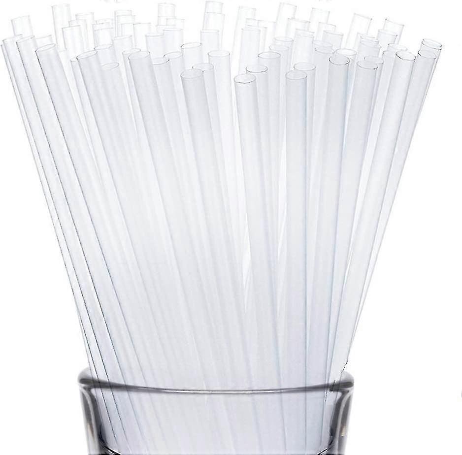 Plastic Drinking Straws Disposable Kid Friendly (clear, 250)-MXBC