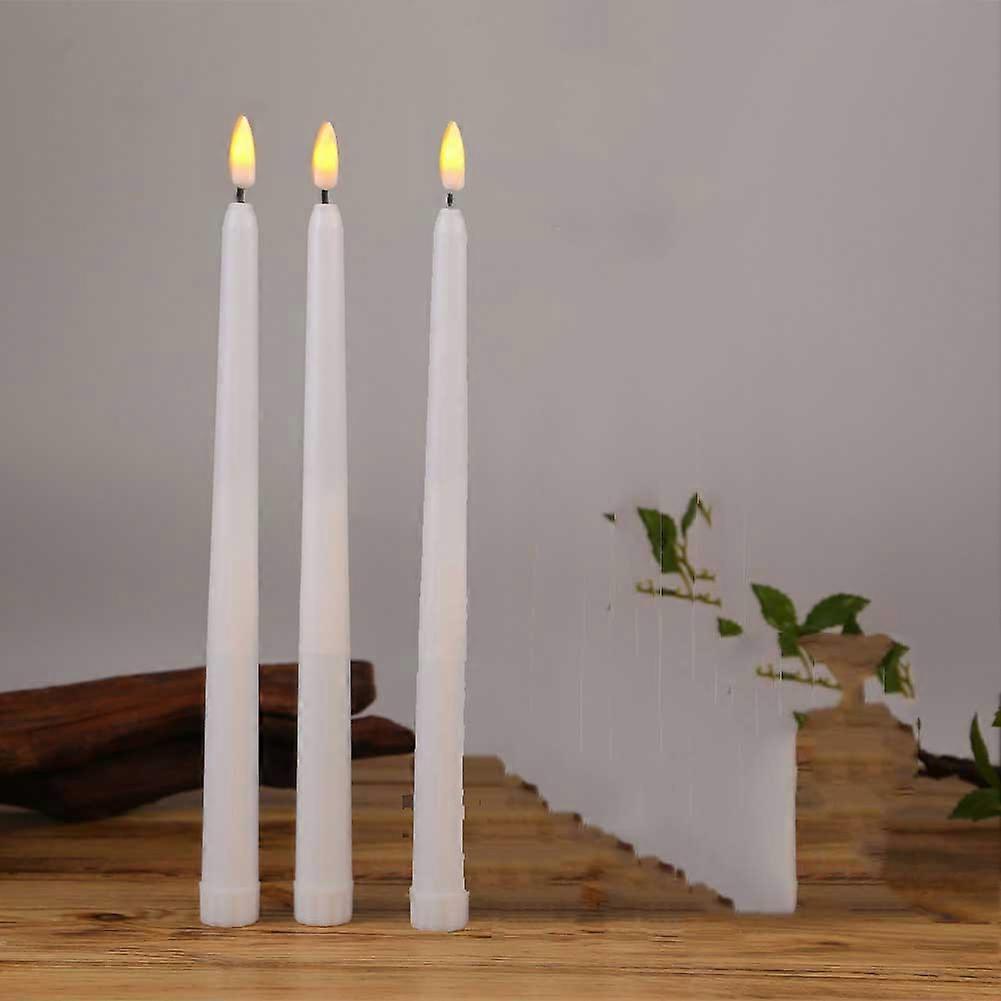 1 or 2 Pieces Remote Control Christmas Dancing Flame LED Candles,Battery Operated Flameless Pillar Candle Light