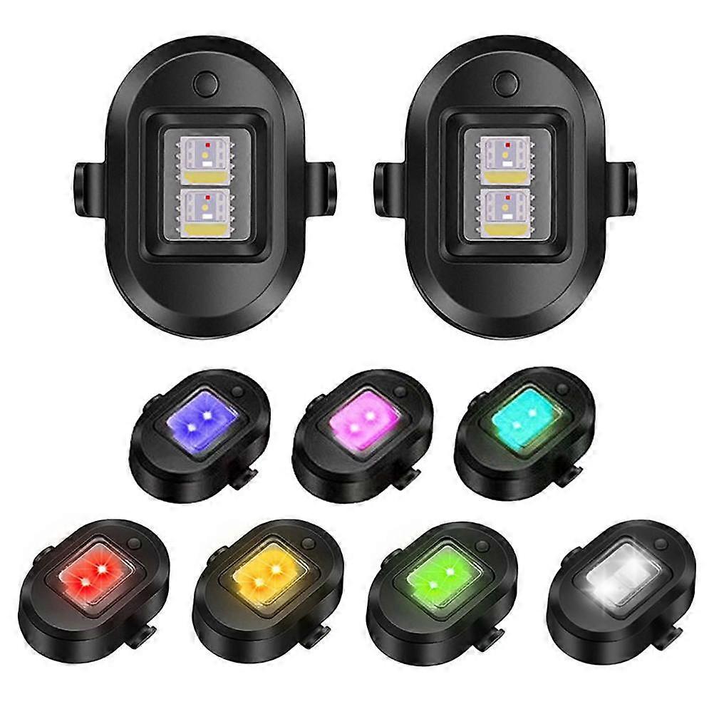 2024 Innovation Drone Strobe Lights Rechargeable Night Flight Lights Drone Accessories Multipurpose Motorcycle Flashlight Cycling Warning Light