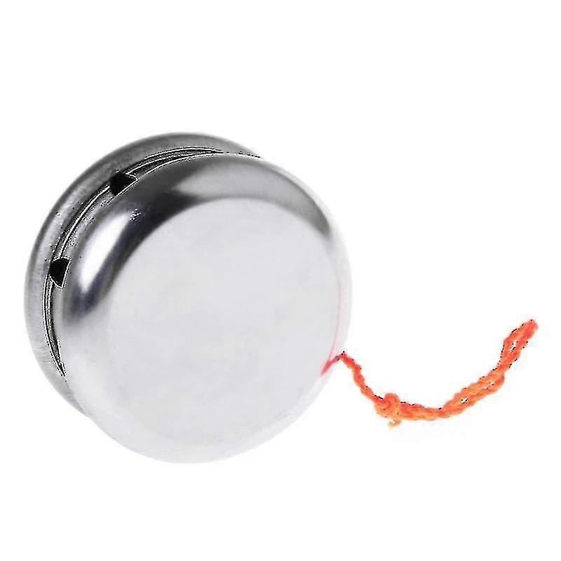 Silver Round Magic Stainless Steel Professional Yoyo