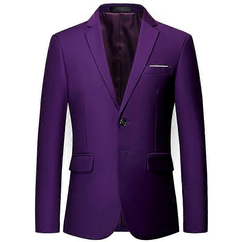 Blazer Solid Slim Fit Jacket för män
