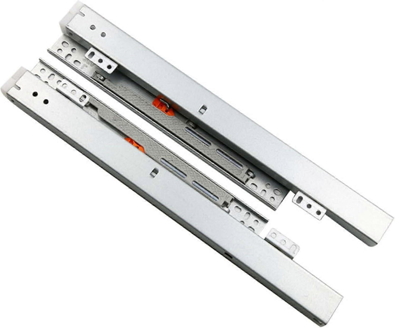 Pair Drawer Slides, Soft Close Undermount Drawer Slides Bottom Mount Drawer Slides Drawer Slides (Size : 40cm/16Inch)