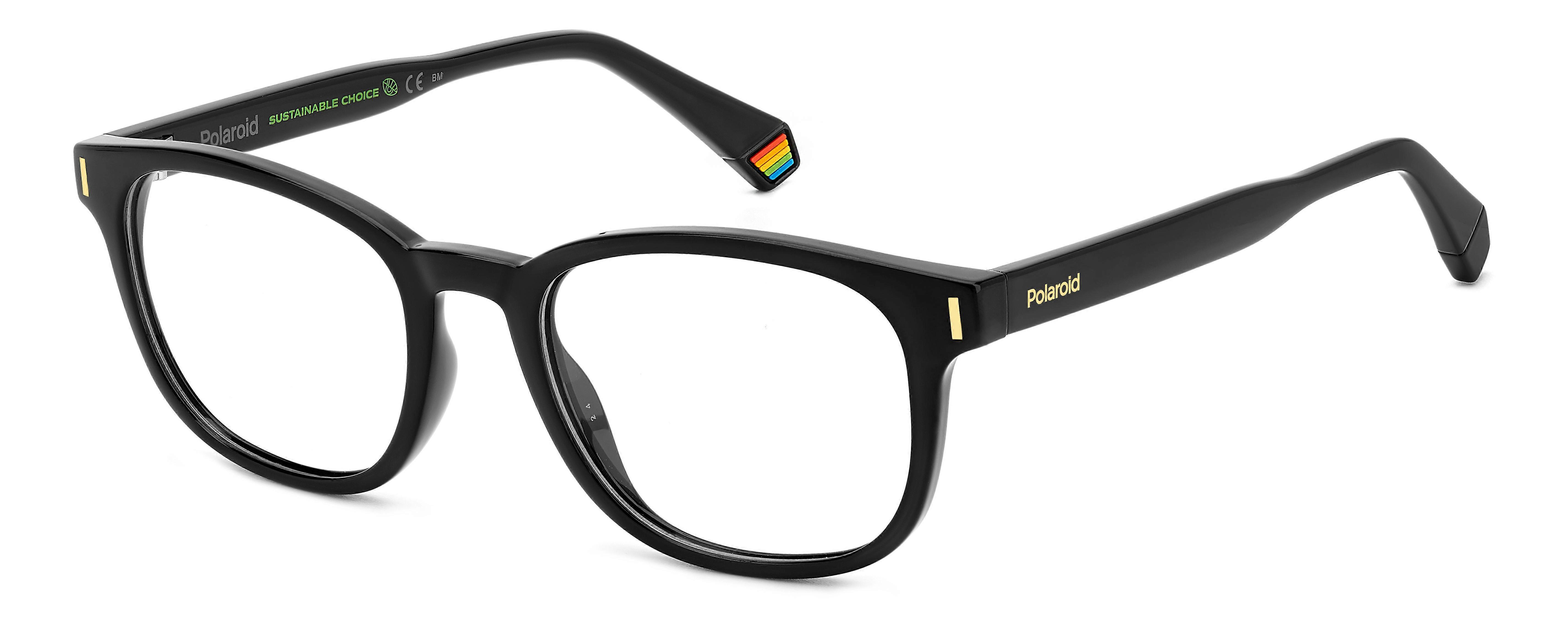 Eyewear Frames POLAROID PLD D453 807 BLACK 50/19/140 MAN