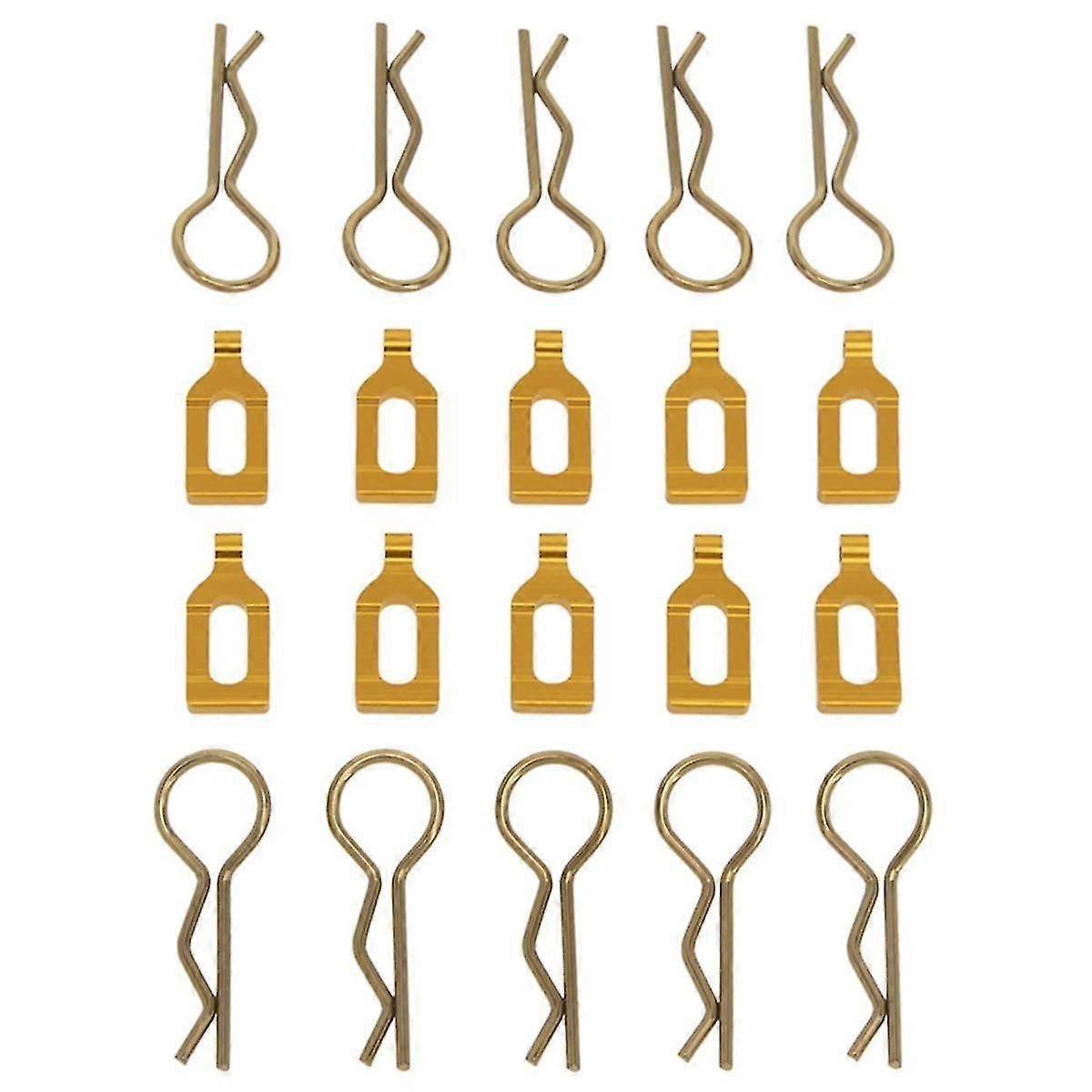 Alloy Car Shell Buckle, Car Shell Clip Pull Ring, Suitable For 1/8 Remote Control Model Car,gold