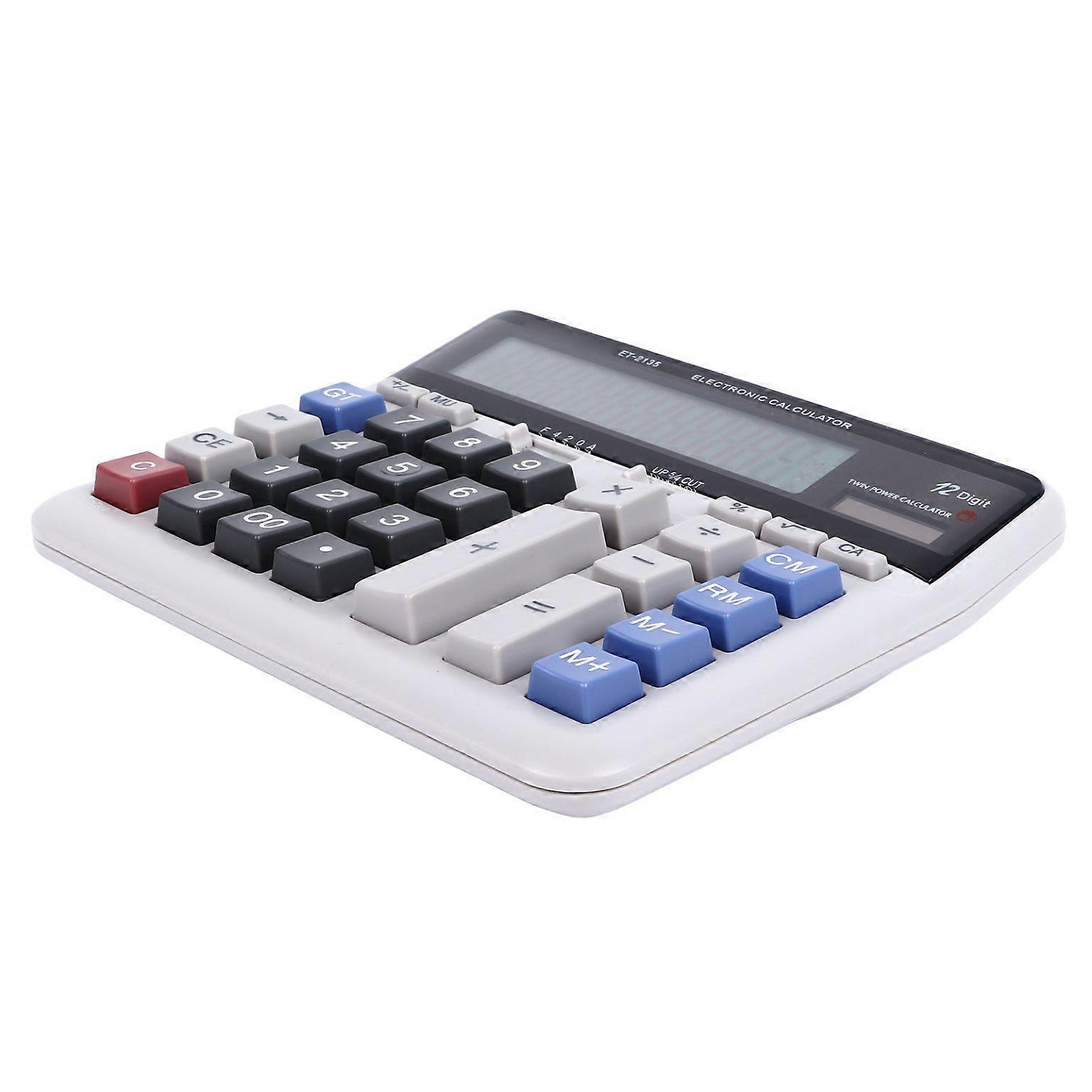 large button calculator Solar Calculator 12 Digit Large Keys Clear Display