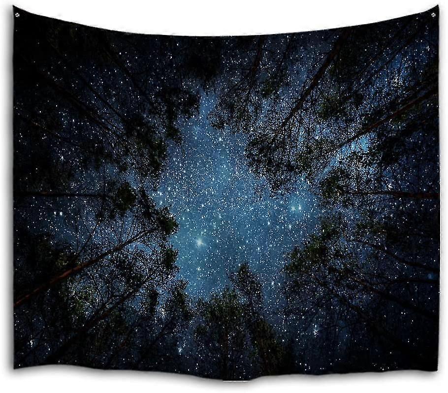 Psychedelic Galaxy Forest Tapestry Wall Hanging Home Decoration