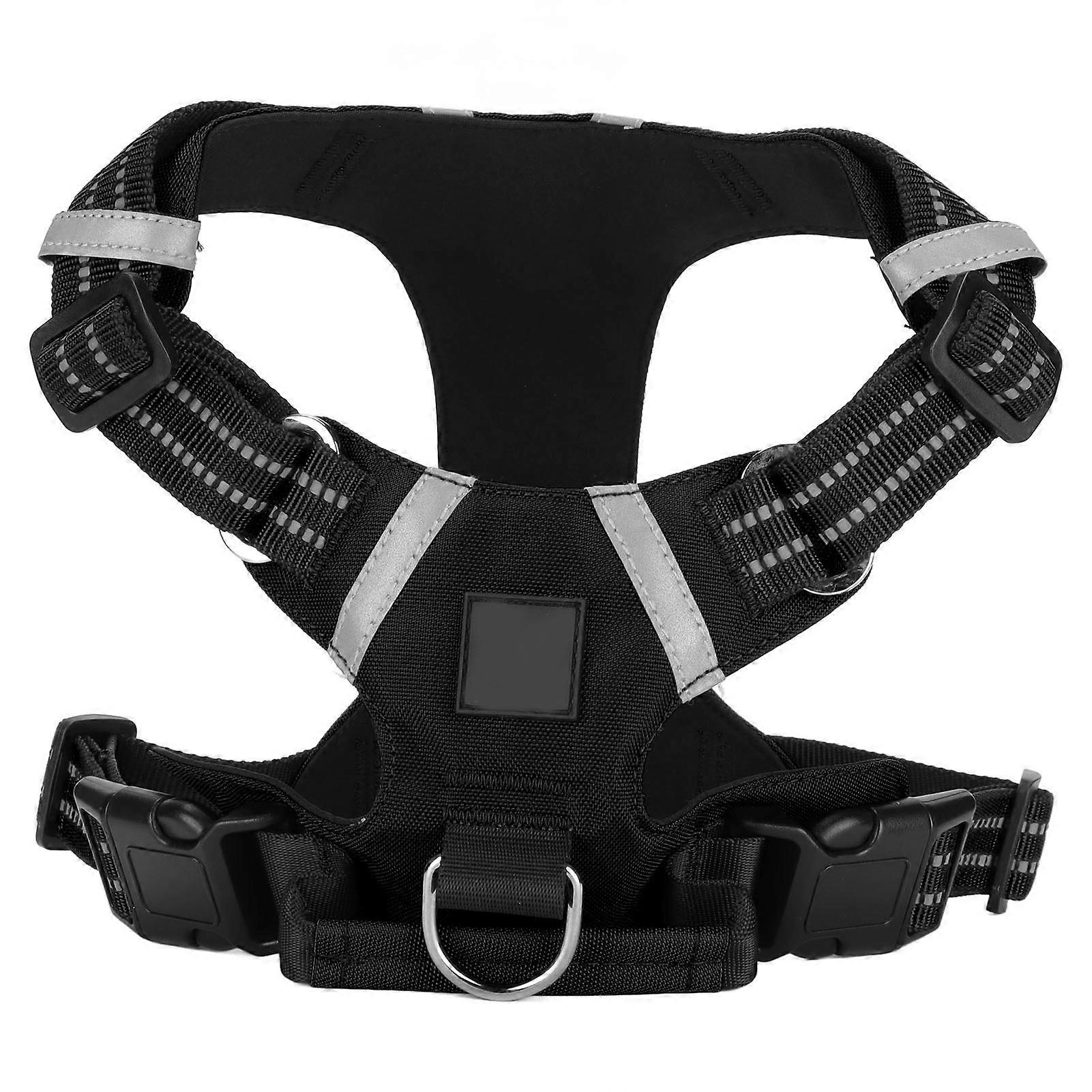 Pet Chest Strap Adjustable Reflective Dog Leash Vest with Handle for Pets Dogs