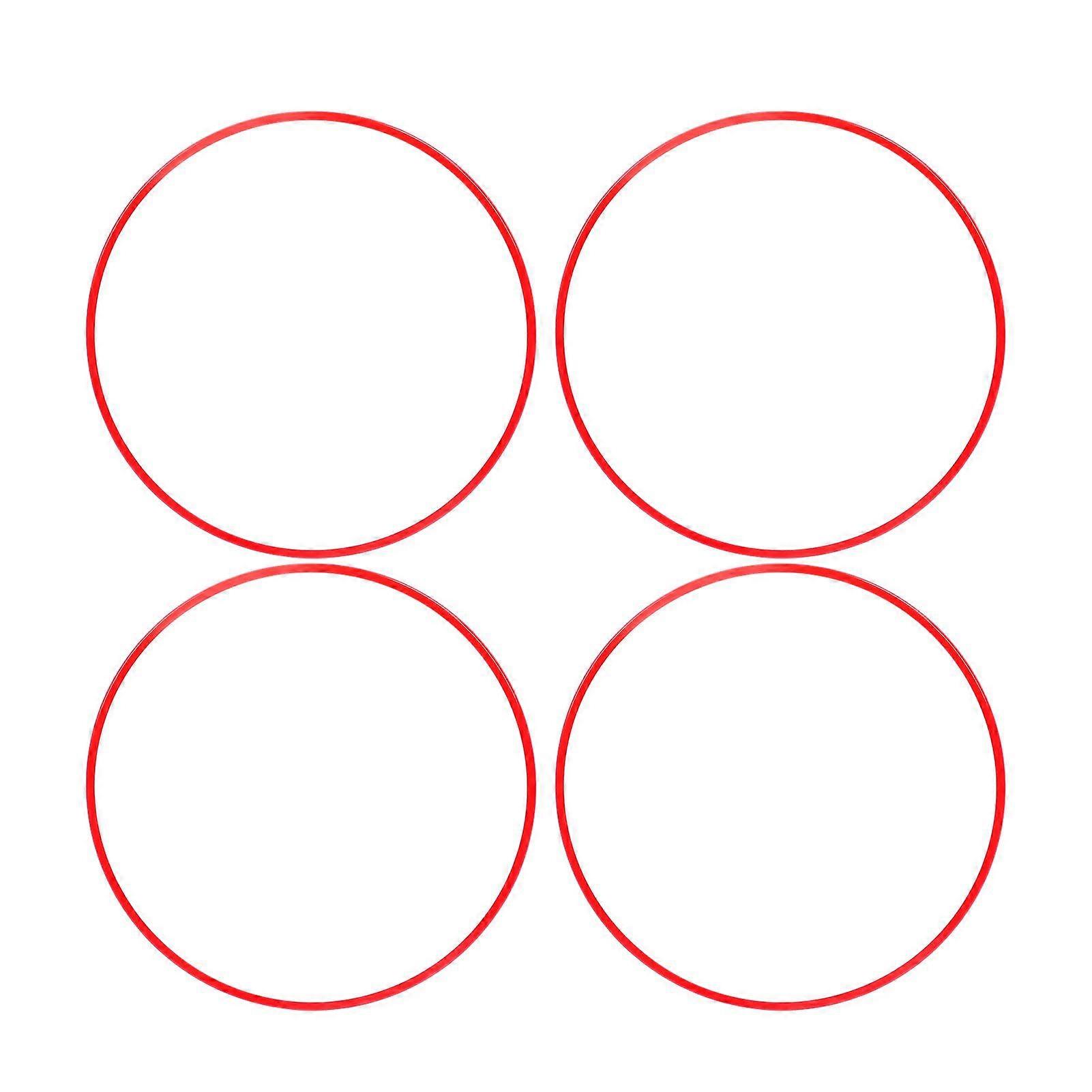 4Pcs Wheel Rim Protector Aluminum Alloy Scratch Resistant Car Rims Protection Decorative Ring for 19 Inch Hub Red MK4910
