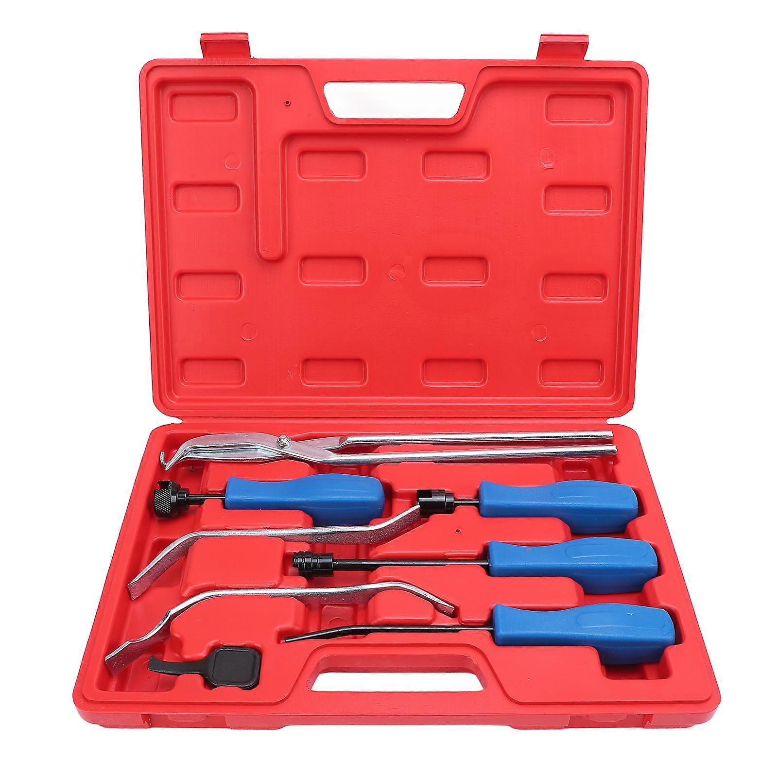 8pcs Brake Drum Tool Set, Portable and Efficient Brake Spring Installer and Remover Tool for Brake System Maintenance