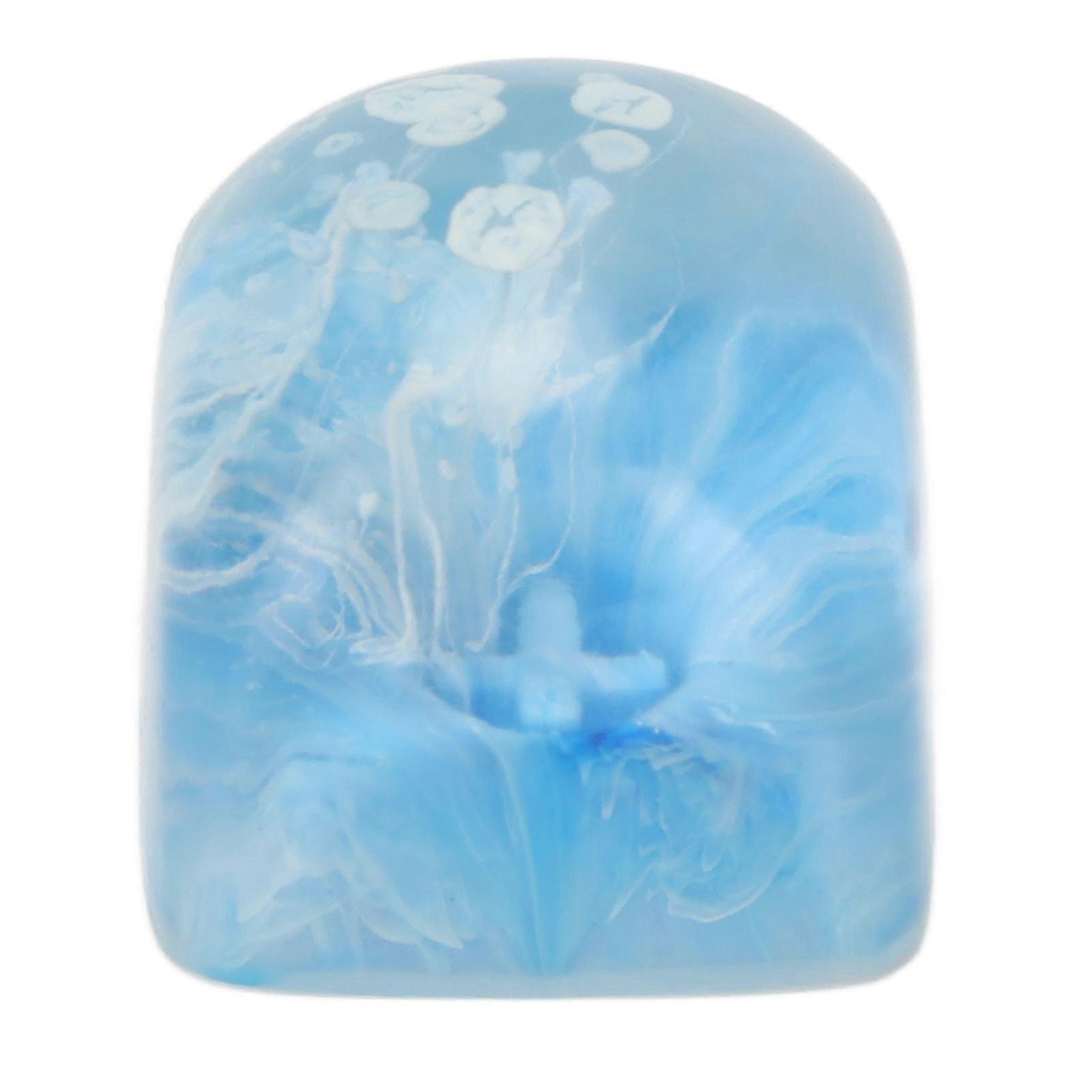 Resin Keycap Hand Carved Plug And Play Vivid Color Exquisite Design Gaming Keycap For Cherry Mx Switch Keyboard Blue