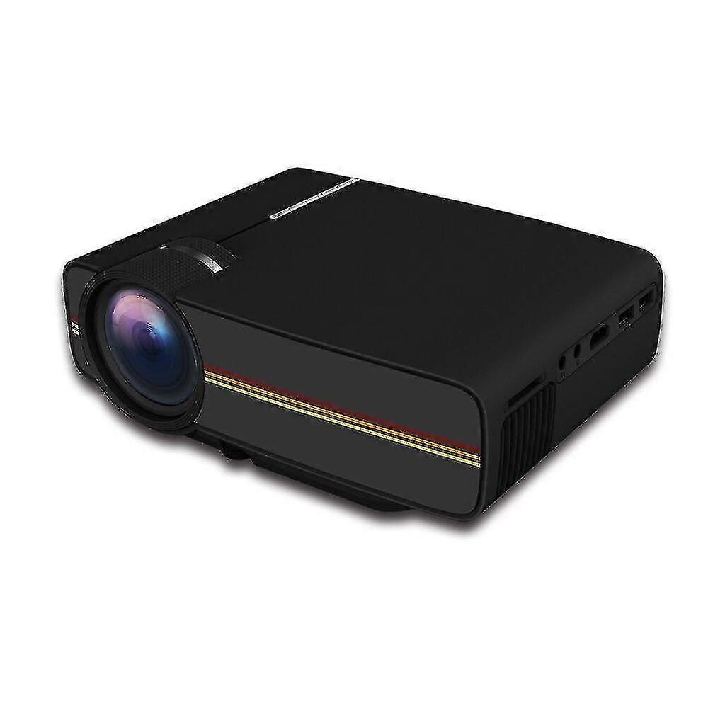 جهاز عرض صغير 1080p محمولة Led Projector (أسود)