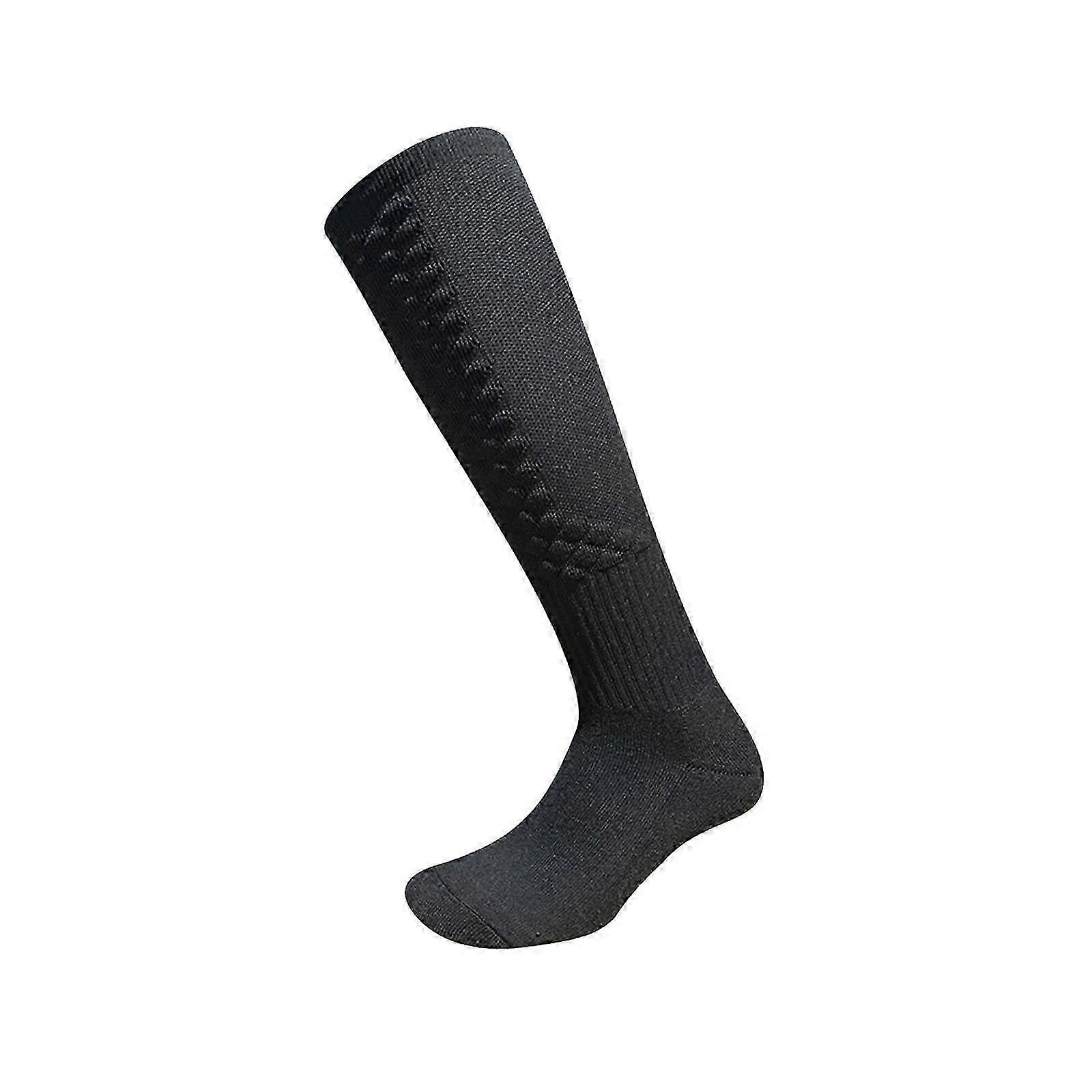Fencing Socks Thickened Men and Women Comfortable Absorb Sweat Elastic Socks black L