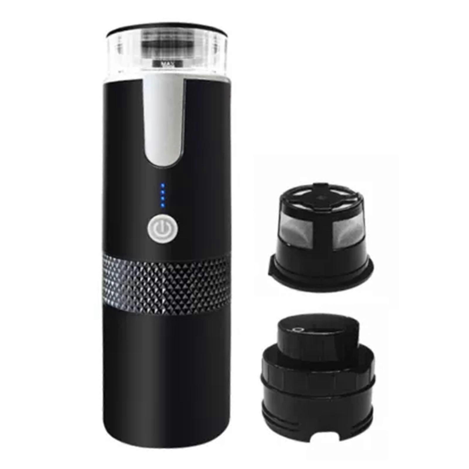 Portable Wireless Coffee Maker Auto Brew K-Cup/Ground American Coffee Machine with Built-in Filter for Camping/Office, USB-C Rechargeable
