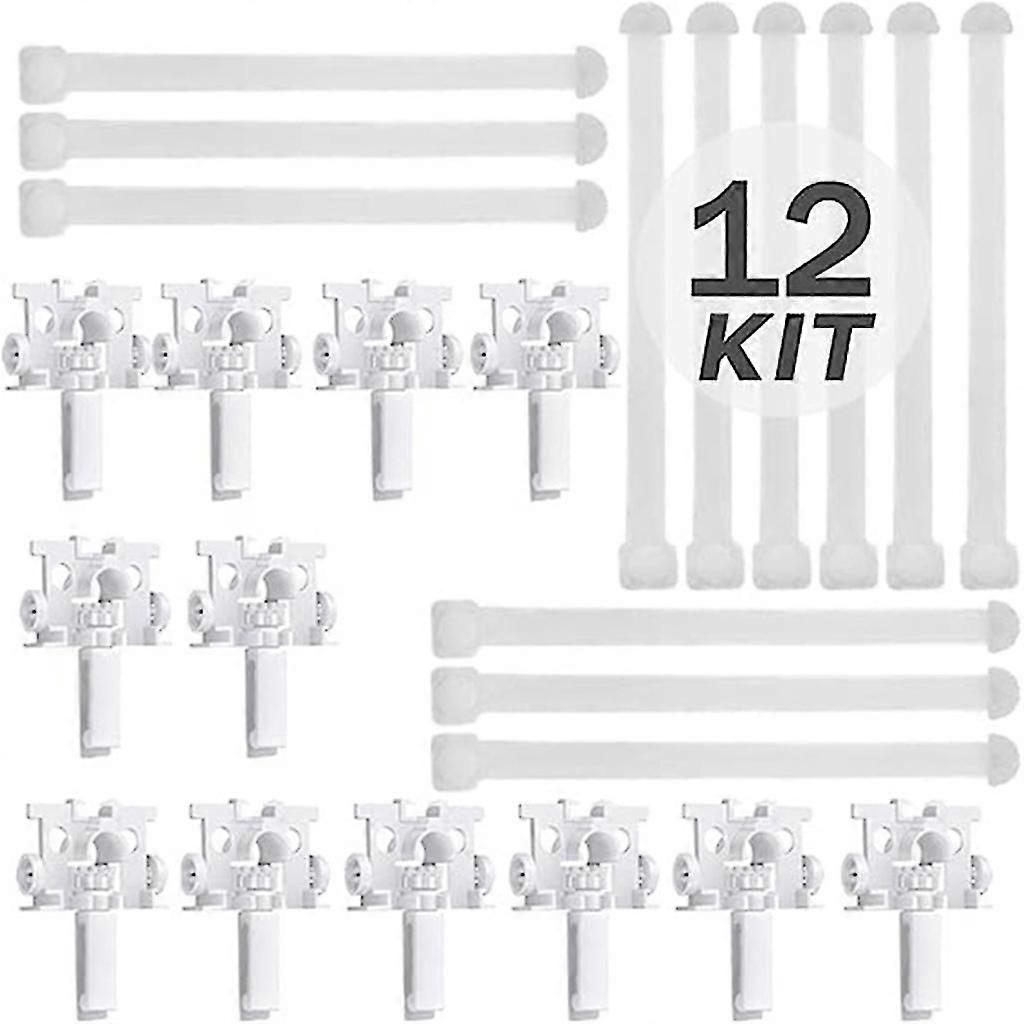 Vertical Blind Repair set Curtain Repair Carrier set Easy to Install Replacement Part Lightweight for Vertical Blinds
