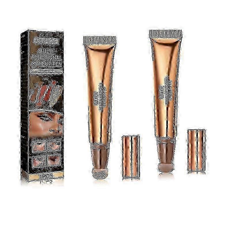 Çok Fonksiyonlu Makyaj Kalemi Yüz Kontur Güzellik Sopa Yüksek Işık Onarım Allık Çok Amaçlı Makyaj Kalemi -