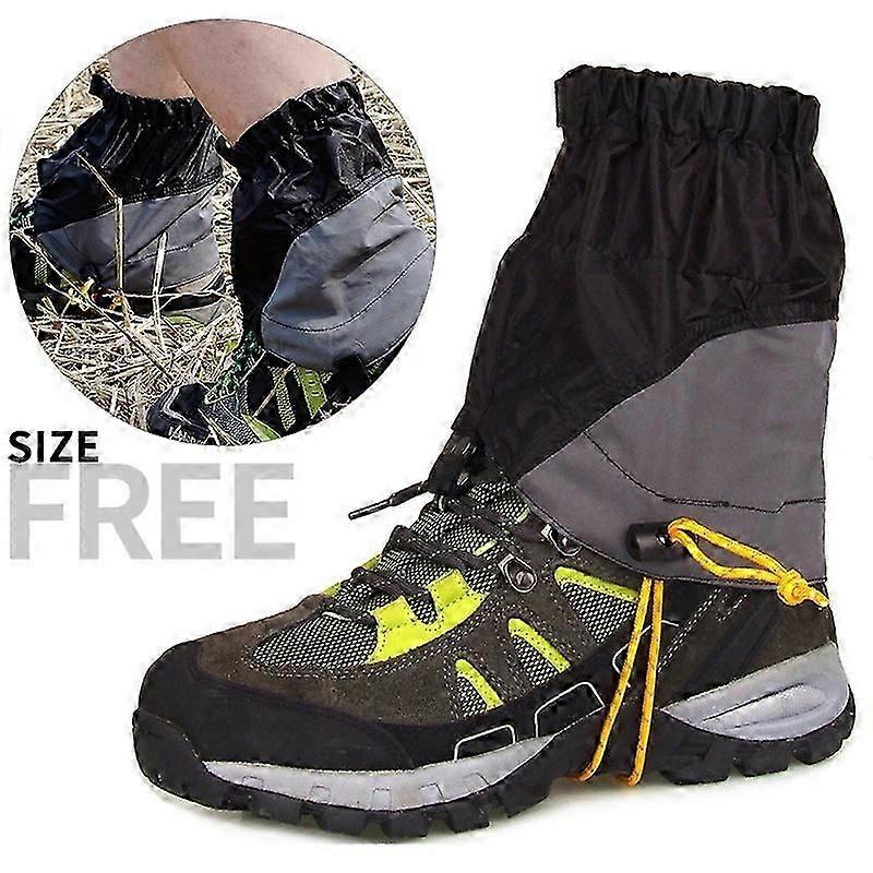 1 Pcs Black Walking Gaiters Waterproof Snow Gaiters Suitable for Light Running Gaiters
