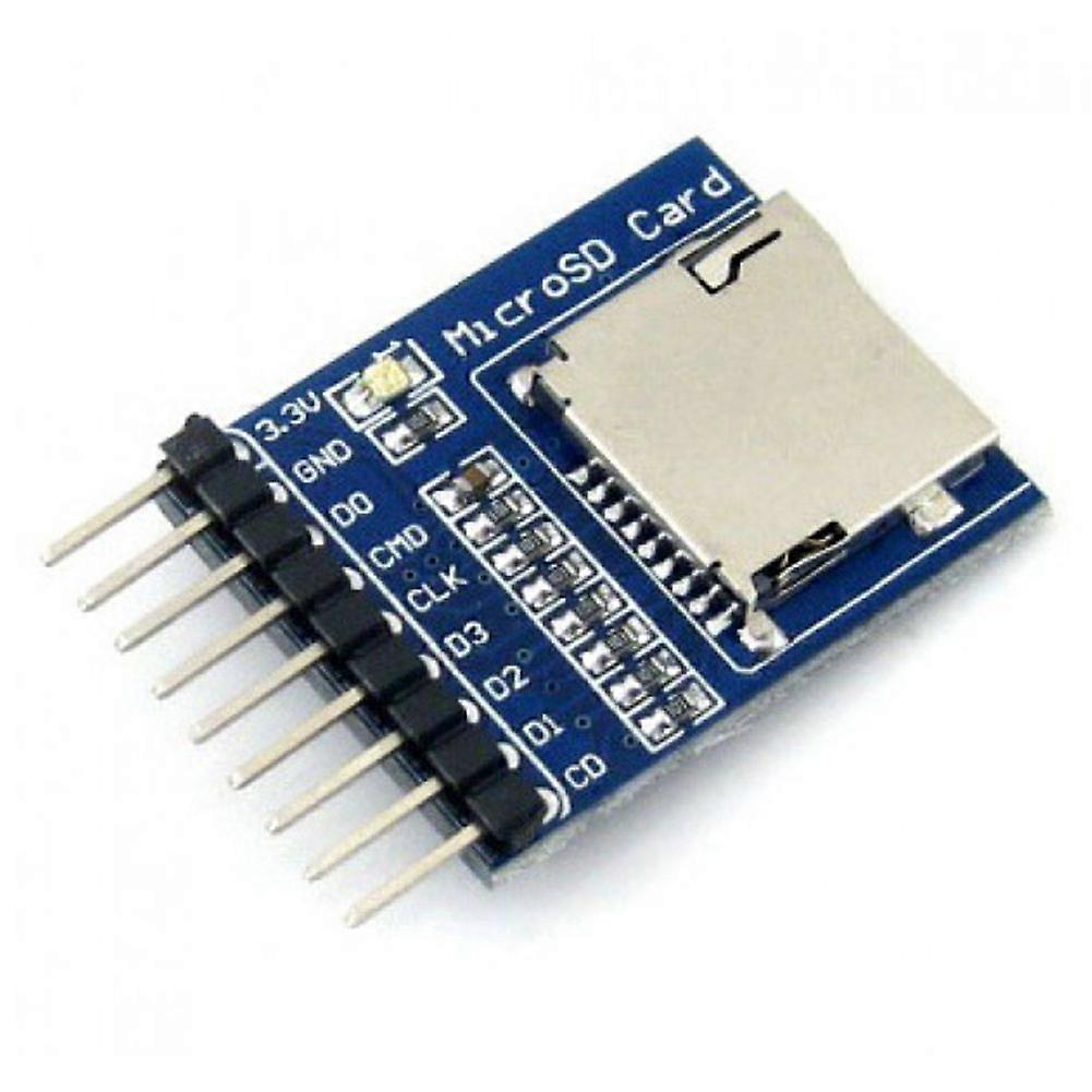 For Micro-SD (TF) Card Storage Module Development Board SD Card Module SD Card Holder 2.54mm Pitch for SDIO & SPI Prots