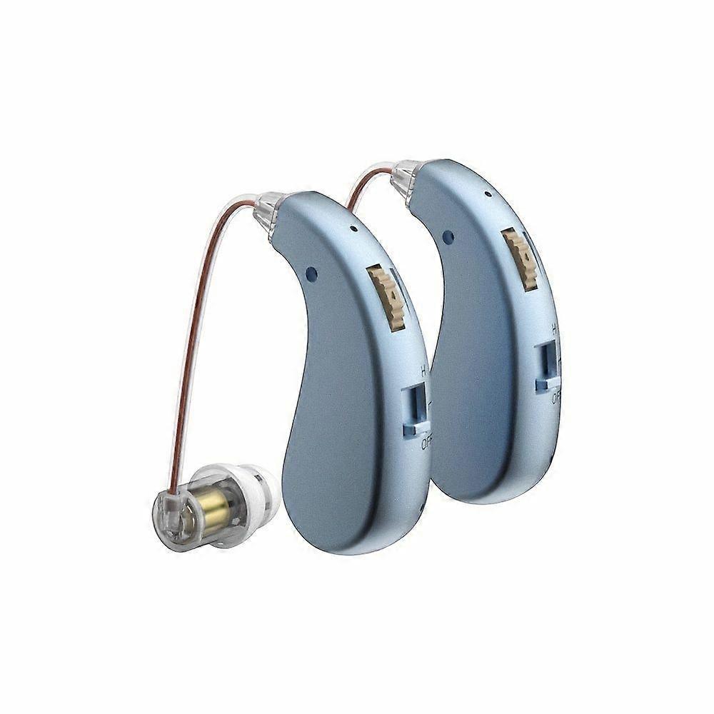 Digital Charging Hearing AIDS For The Elderly With Noise Cancellation Function Blue