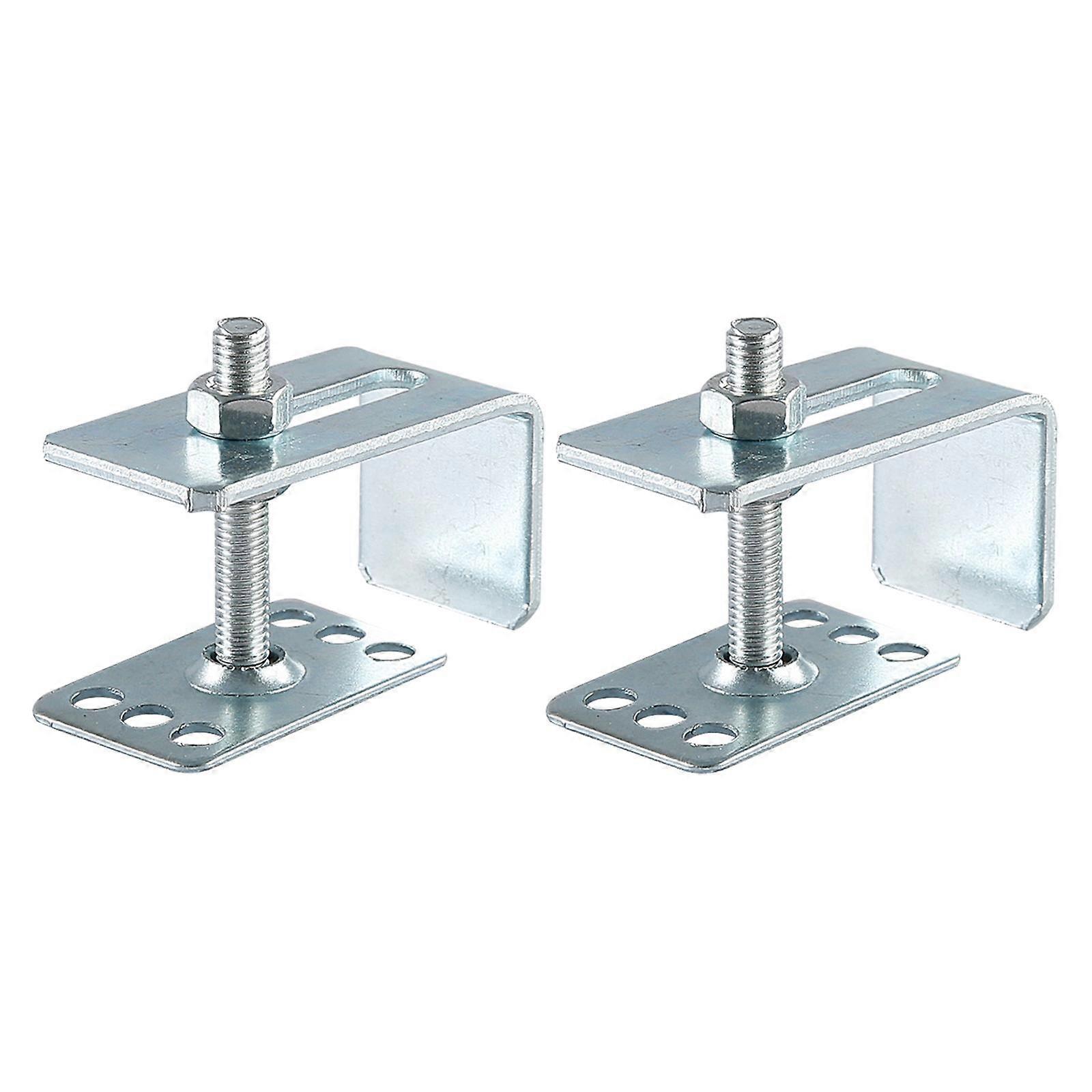 2 pièces clips d’évier encastré Supports Support d’installation d’évier encastré