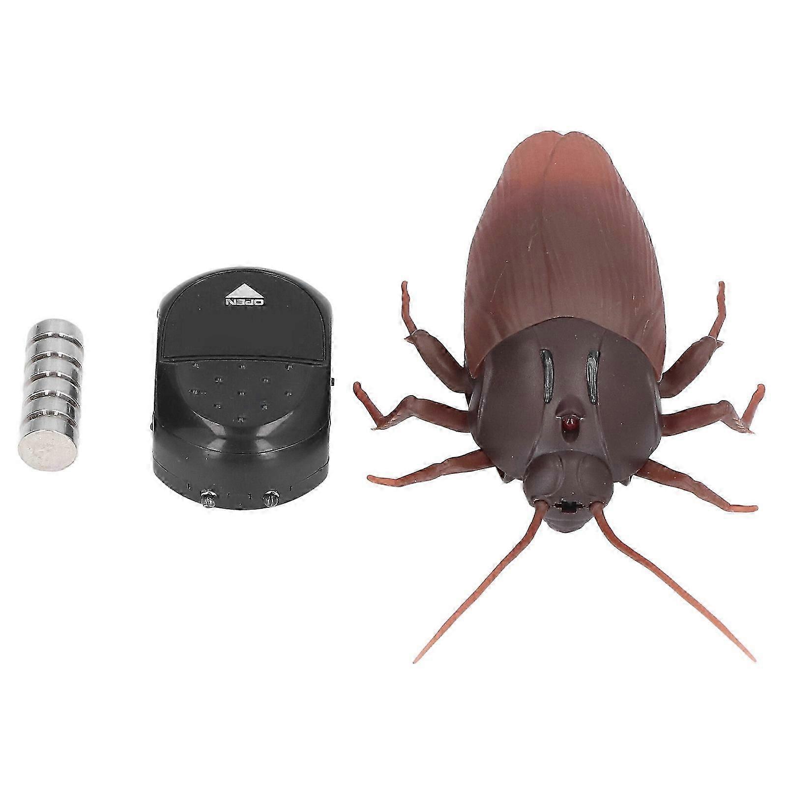 Remote Control Cockroach Toy Lifelike High Simulation Delicate Texture Easy Operation Fake Cockroach