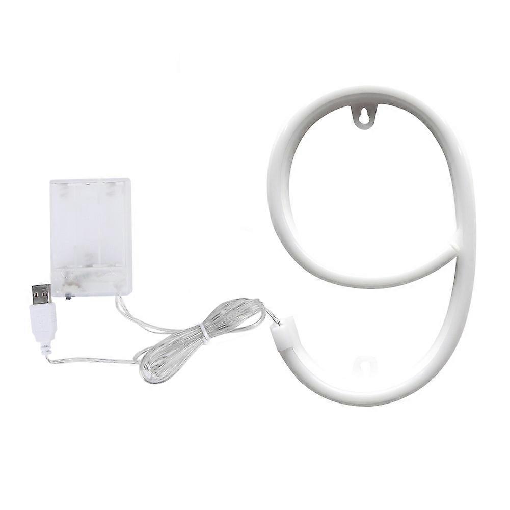 LED Light Luminous Numbers Neon Lamp For Romantic Love Party And Proposal Decor Romantic Neon Sign LED Numbers Display