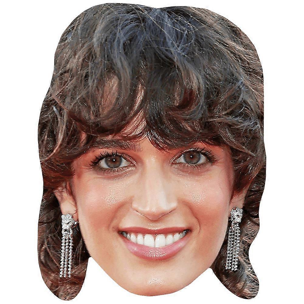 Greta Ferro (Smile) Celebrity Mask, Flat Card Face