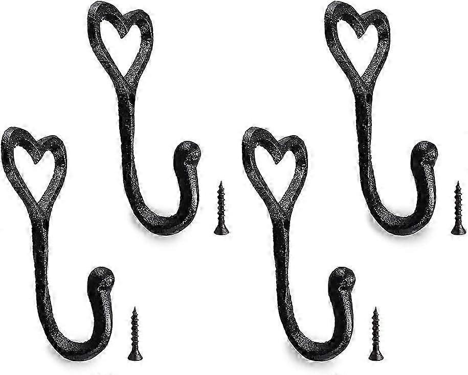 Set 4 Agatatori, Vintage, Metal, Negru