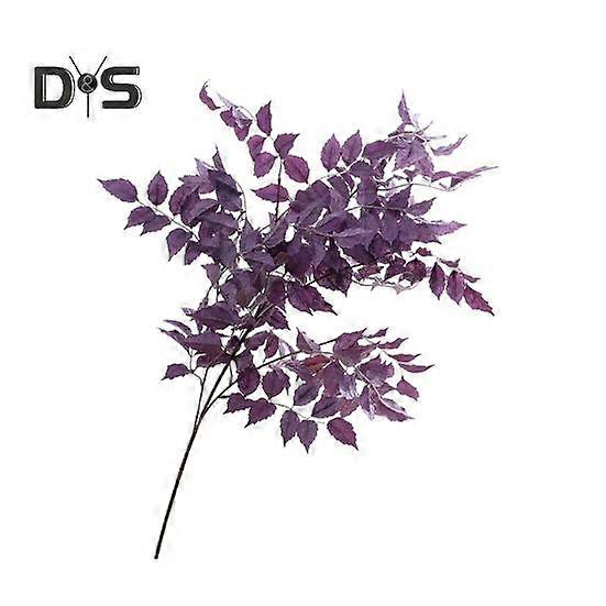Artificial Plants Realistic Plastic Fake Greenery Wedding Party Home Office Table Centerpiece Colorful Faux Leaf Plants Branch Decoration