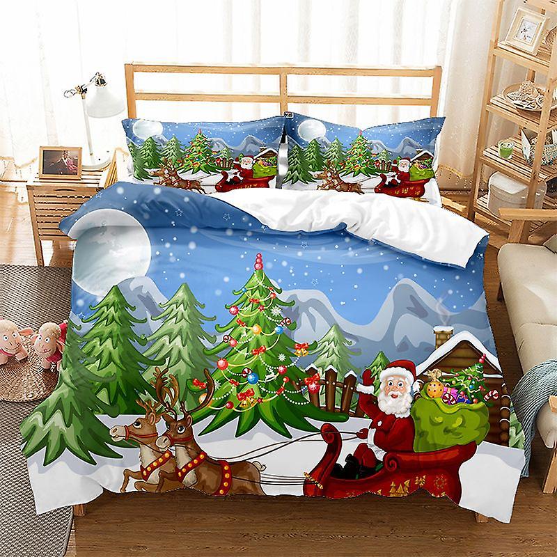 Two Or Three Piece Duvet Cover Set Christmas Eve Collection